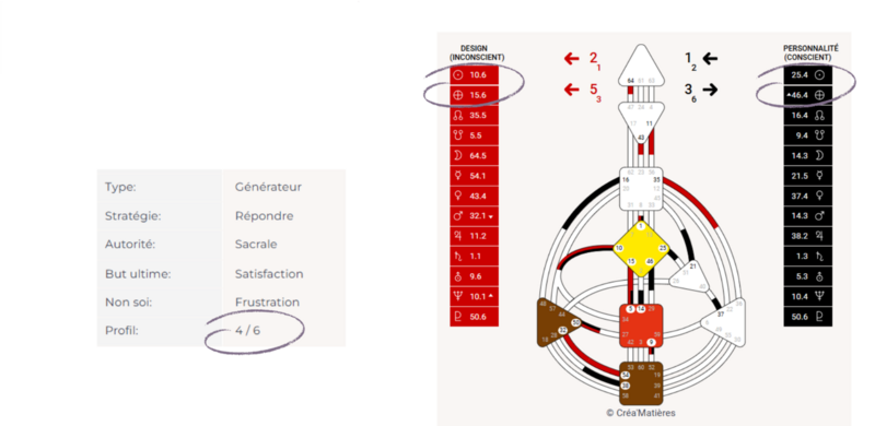 Formation types énergétiques Human Design - Photo de présentation avec un ordinateur portable ouvert sur un bureau
