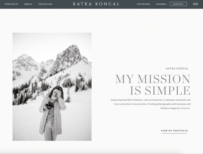Katka Koncal webdesign