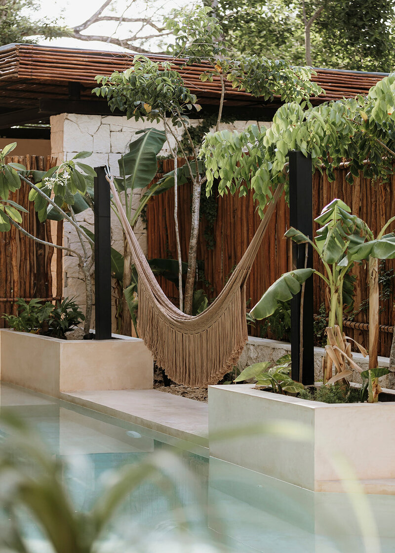 Four guests Six guests stay in Tulum jungle luxe properties