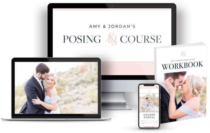 Amy & Jordan's online photography course on posing | Posing Course