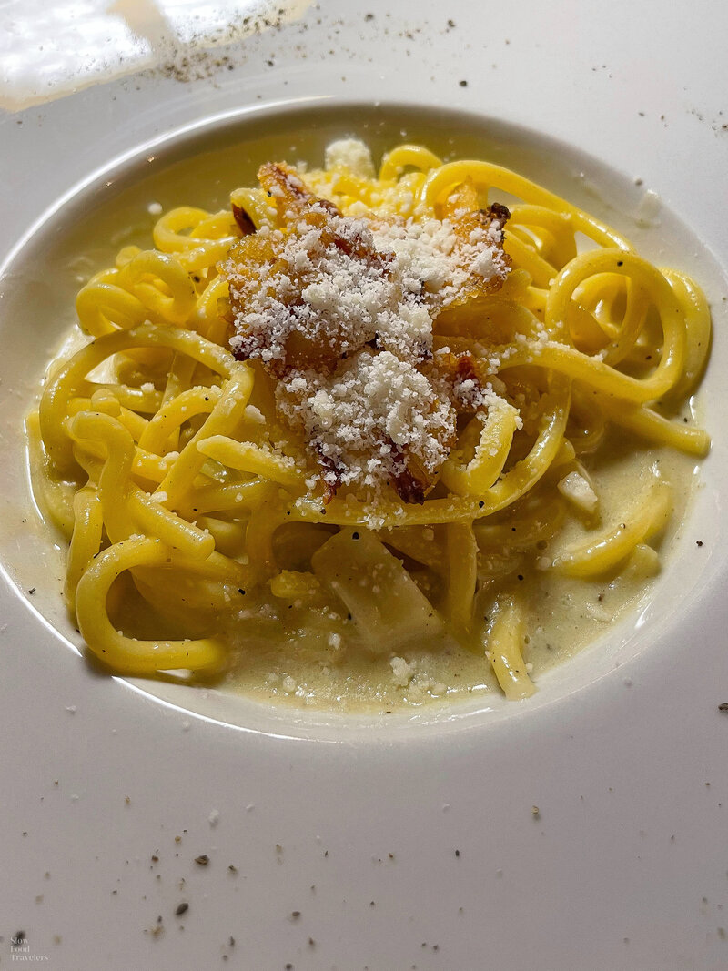 Pasta at Osteria il Bertoldo in Verona, Italy