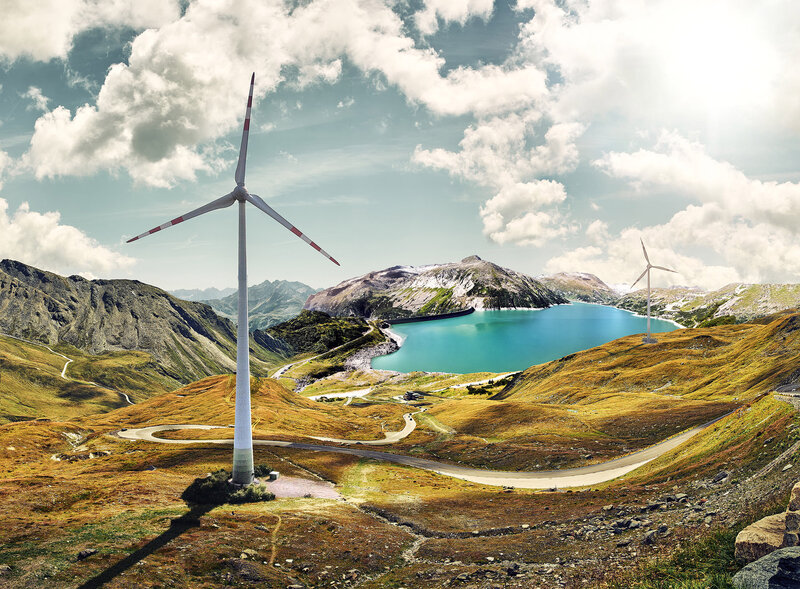 Konzeptionelle Landschaftsfotografie für Montagen