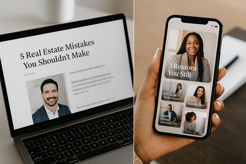 Expert articles showcasing authority for clients.