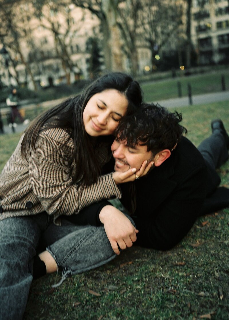 couple smiling at the camera