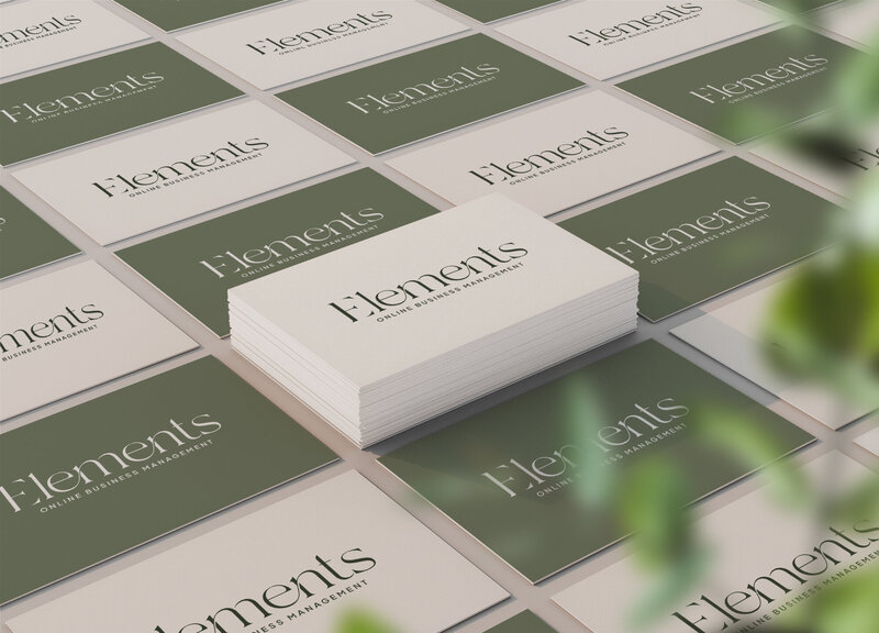 business cards for online business manager