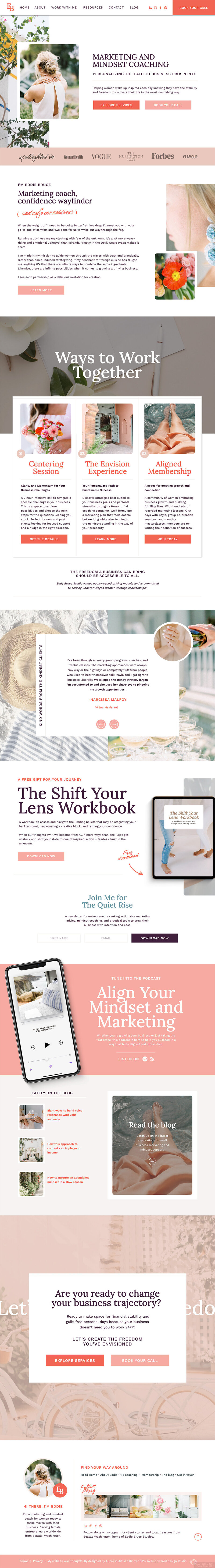 A lively, feminine interpretation of the Lumen template with warm hues and playful light. Ideal for brands that radiate joy, creativity, and approachability.