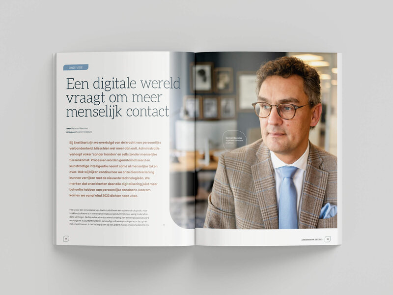 Studio Paoline Kruijssen - portfolio vormgeving - SnelStart Aangenaam Magazine - 19