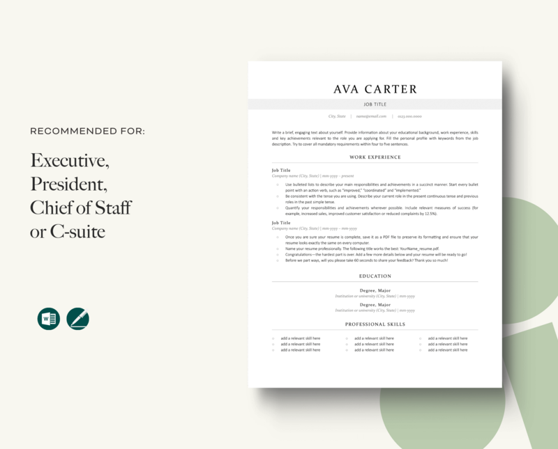ATS-FRIENDLY RESUME + COVER LETTER