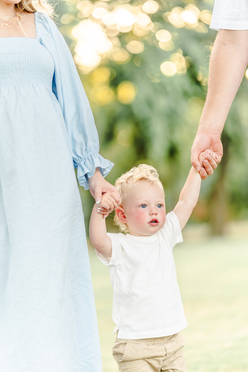 Family Photo Session at Crape Myrtle Park in Mckinney Texas