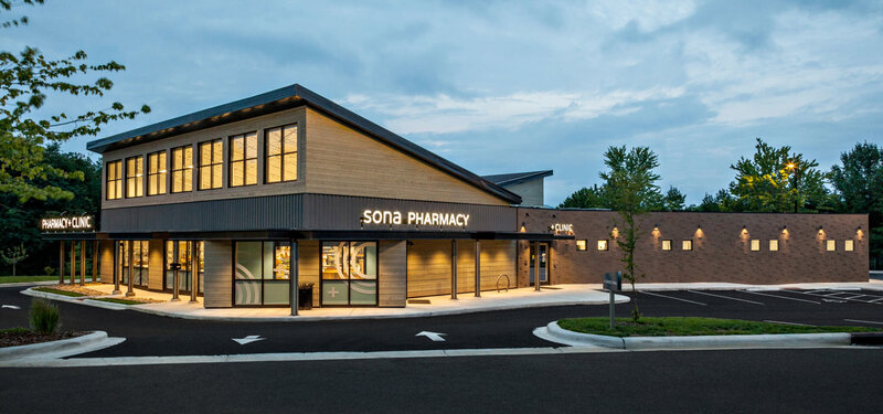 SONA Pharmacy + Clinic facilities built by Cooper Construction