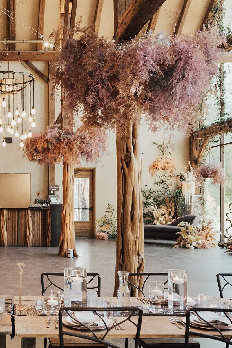 Boho floral design by Flora Fetish florists in Austin TX.