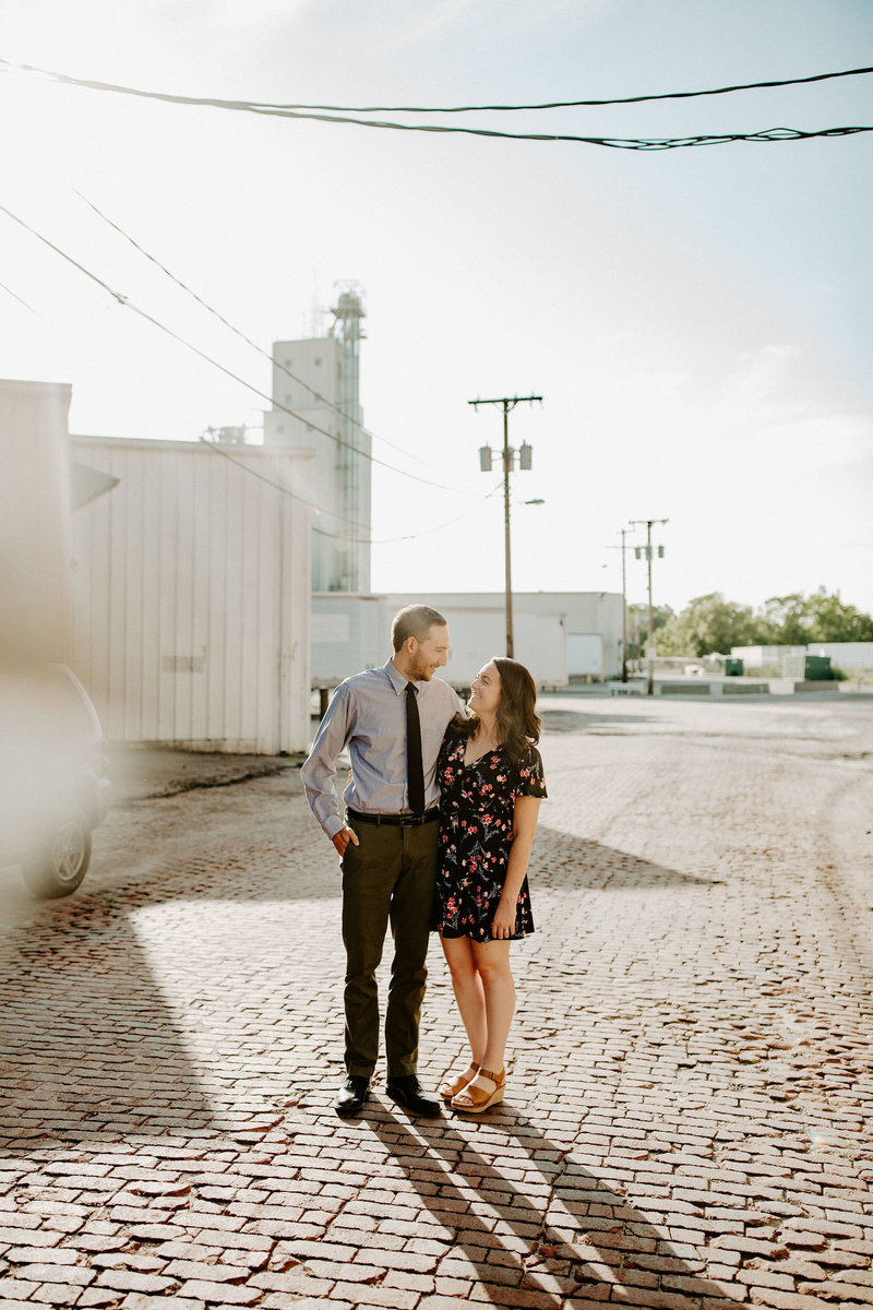 Downtown engagement session, Indianapolis engagement and wedding photographer