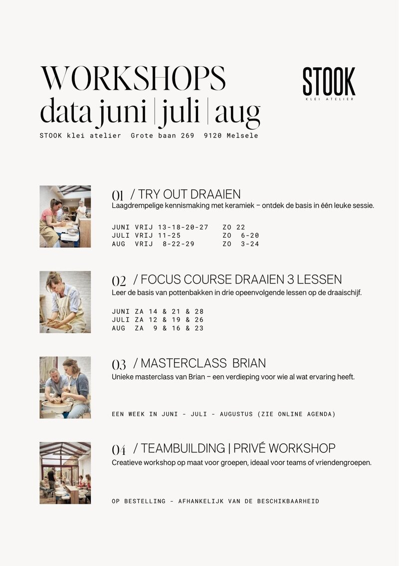 STOOK workshop agenda 