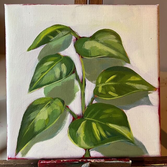 leaves painting