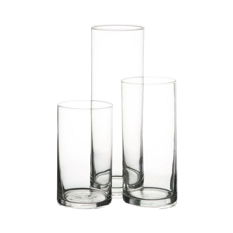 SOPHIA Glass Cylinder PILLAR Candle Holder