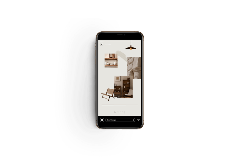 Instagram story templates interieur designer Fern & Fig 5