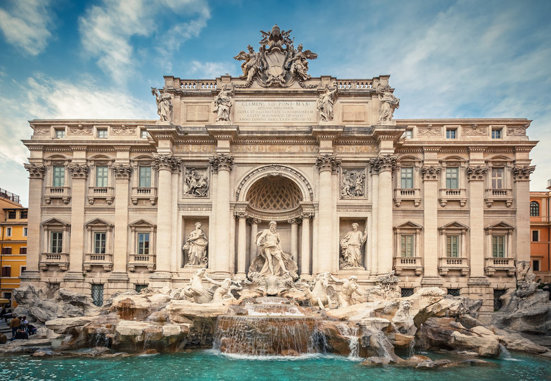 Fountain di Trevi in Rome, Italy (1)