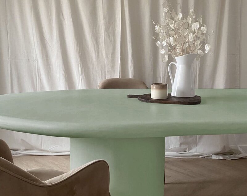 21 Pale green tafel sfeerfoto