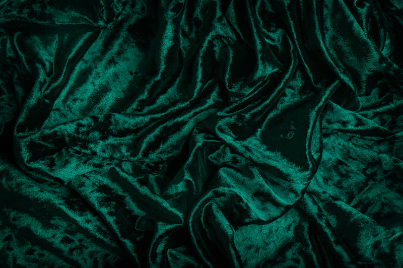 Green velvet backdrop for Elyana Studio Showit Website branding