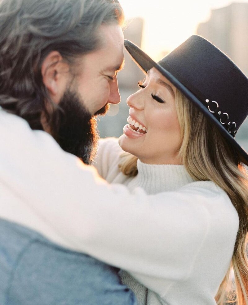 Engagement photography session in Portland, Maine by Jennefer Wilson, film + digital hand-edited images.