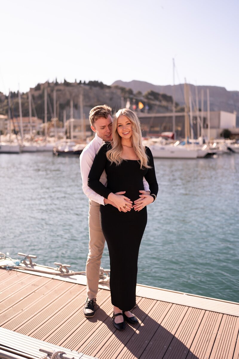 cassis, pregnancy, photo, shoot, provence, couple