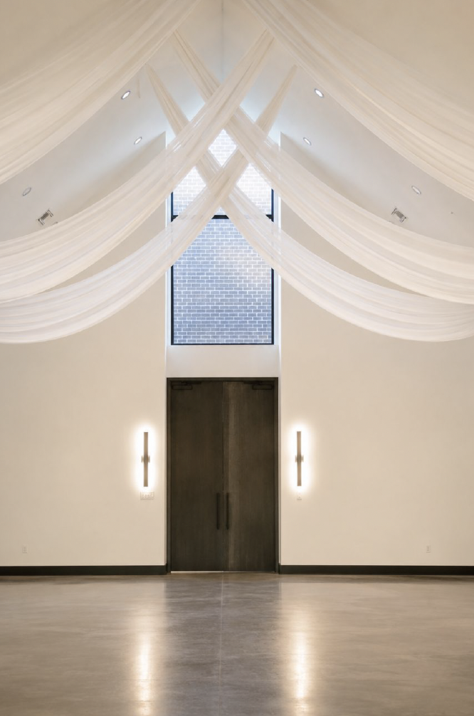 The Canopy draping at The Lumen House