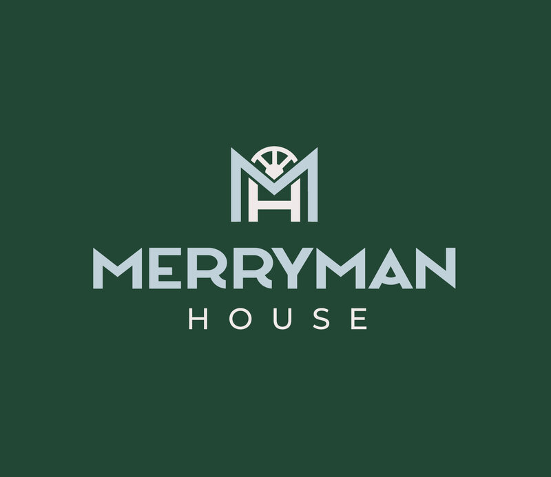 Merryman House non profit logo design by Amanda Newman Design in Paducah, Kentucky