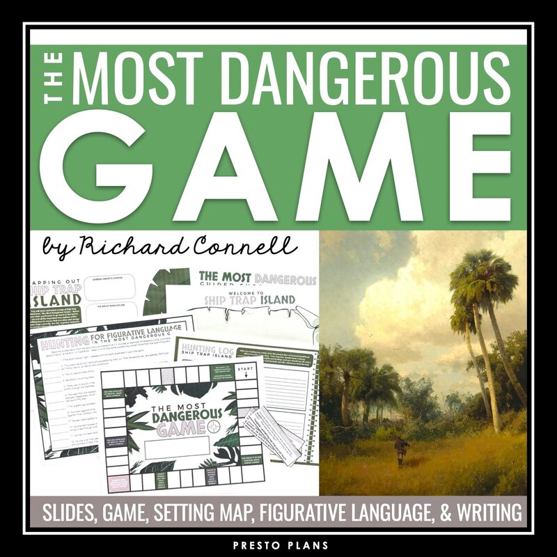 1 The Most Dangerous Game Teaching Resources