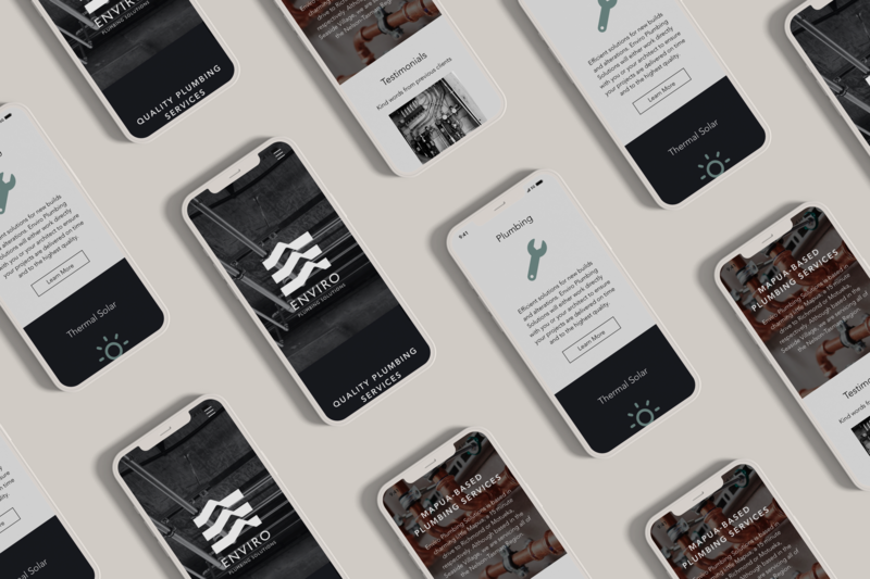 Enviro Plumbing Solutions brand and website design