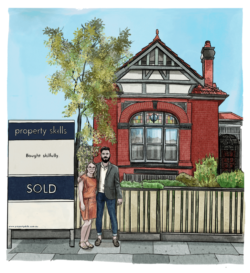 Property Skills Smart Property Buyers Illustration.