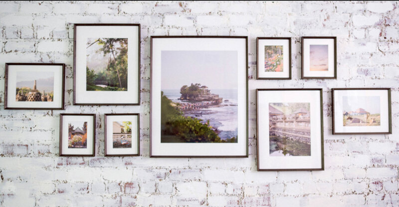 Framed wedding artwork