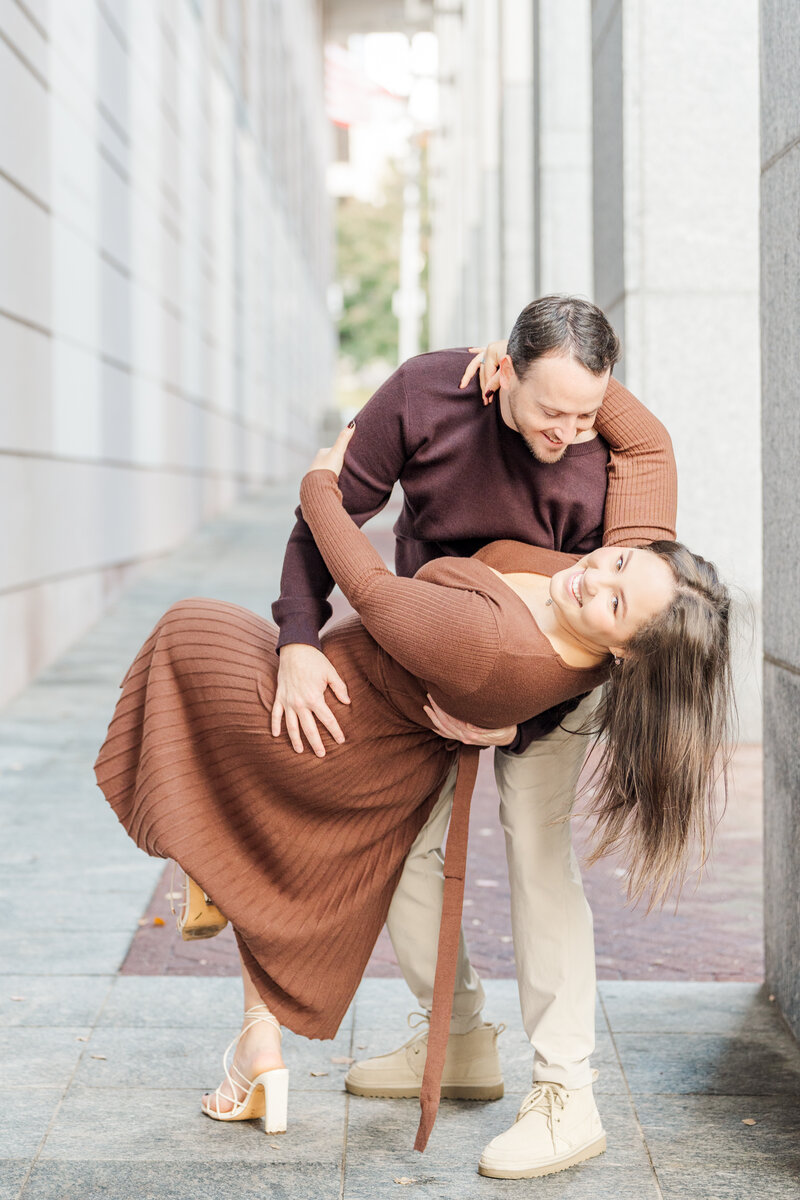 Kelli and horse Lily pose for Charlotte NC wedding photographer for Kelli's post wedding photoshoot