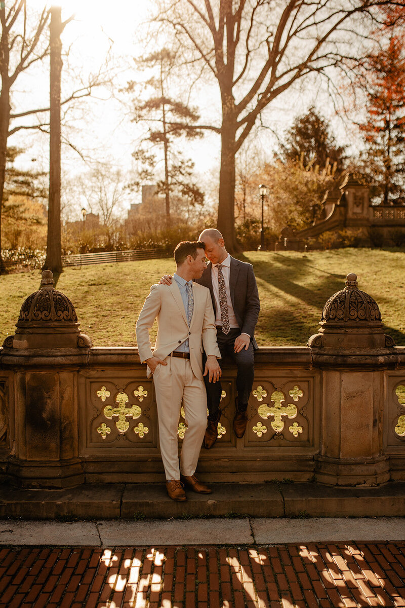 Ryan and Joe Sunrise Central Park Bethesda Fountain Grooms Session Shanoah Lauren Photo-10