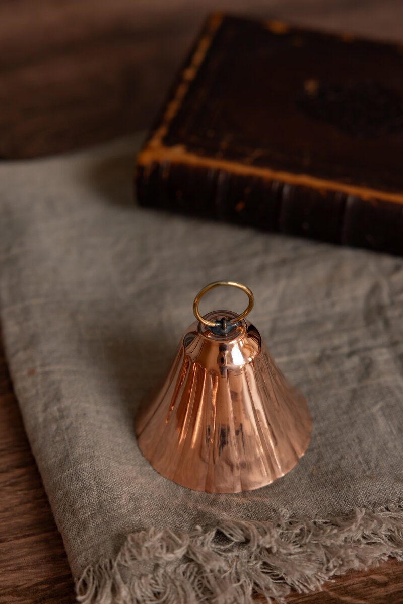 Coppermill Kitchen Copper Bell Ornaments 2