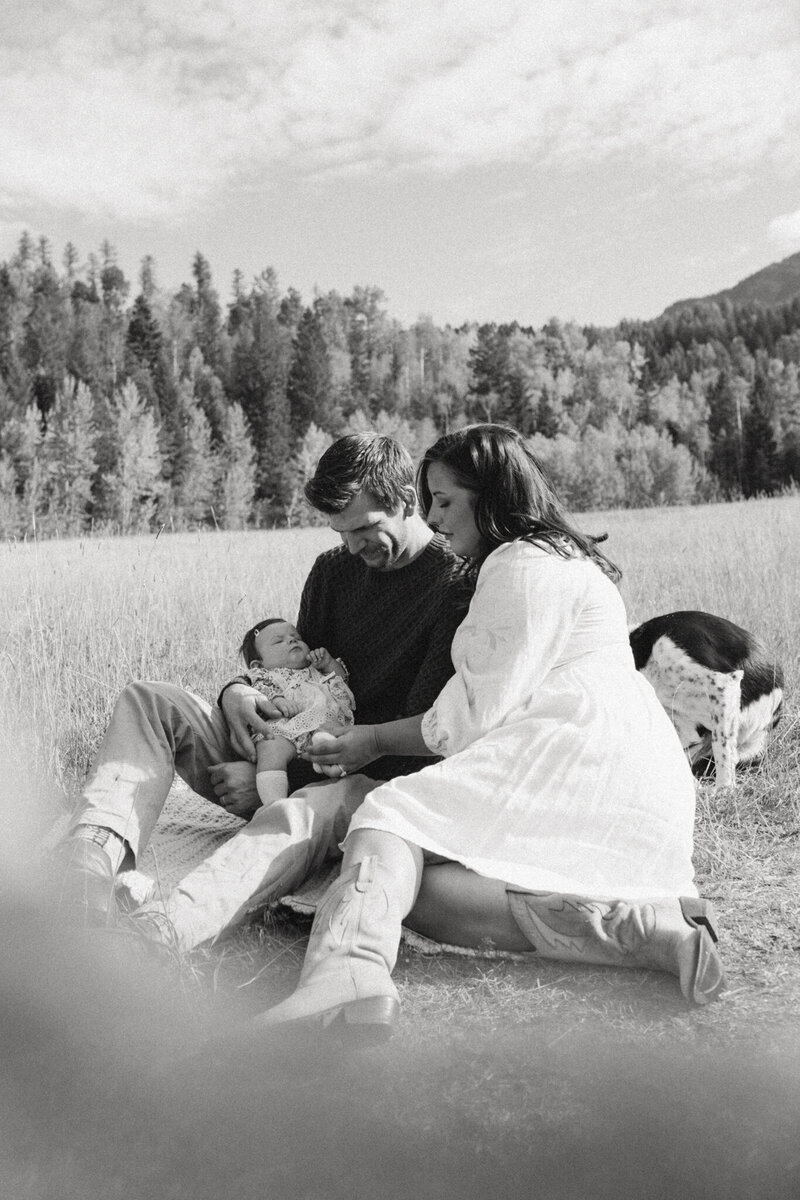 Candid family experiences captured in an outdoor Lethbridge portrait session