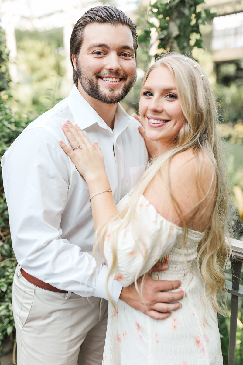 Longwood Gardens - Sonny and Brooke Engagement Session-7
