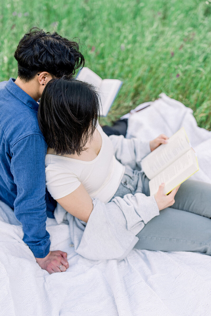 An intimate engagement session at Carmel Valley Ranch, showcasing the love and connection between the couple, photographed by Tiffany Longeway Photography.