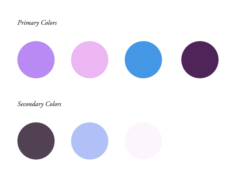 Color palette of Change of ADress, a seamstress in Fort Collins, Colorado
