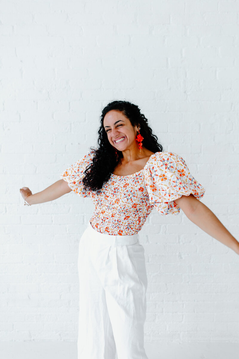 Photographer, Teresa Williams, smiles