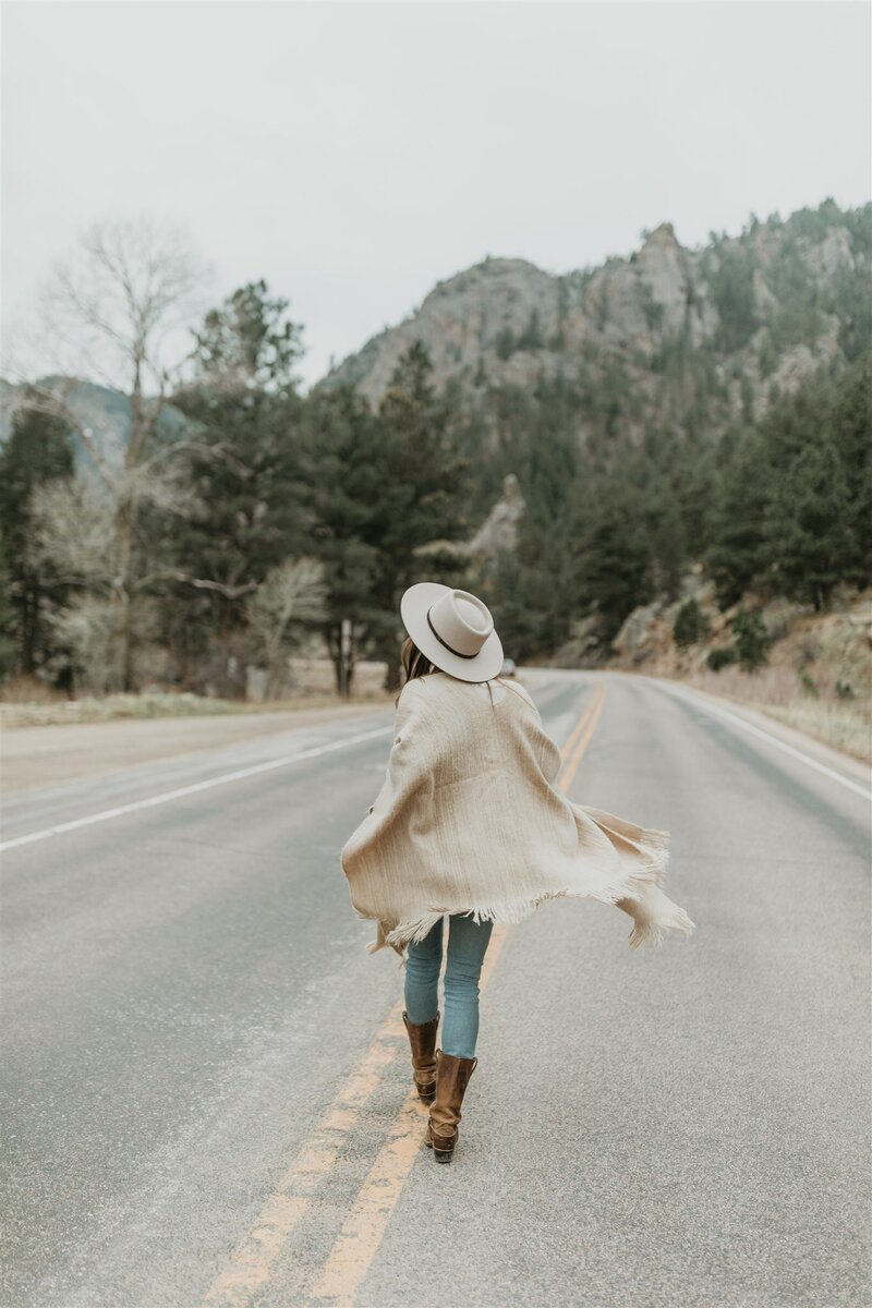 woman walking