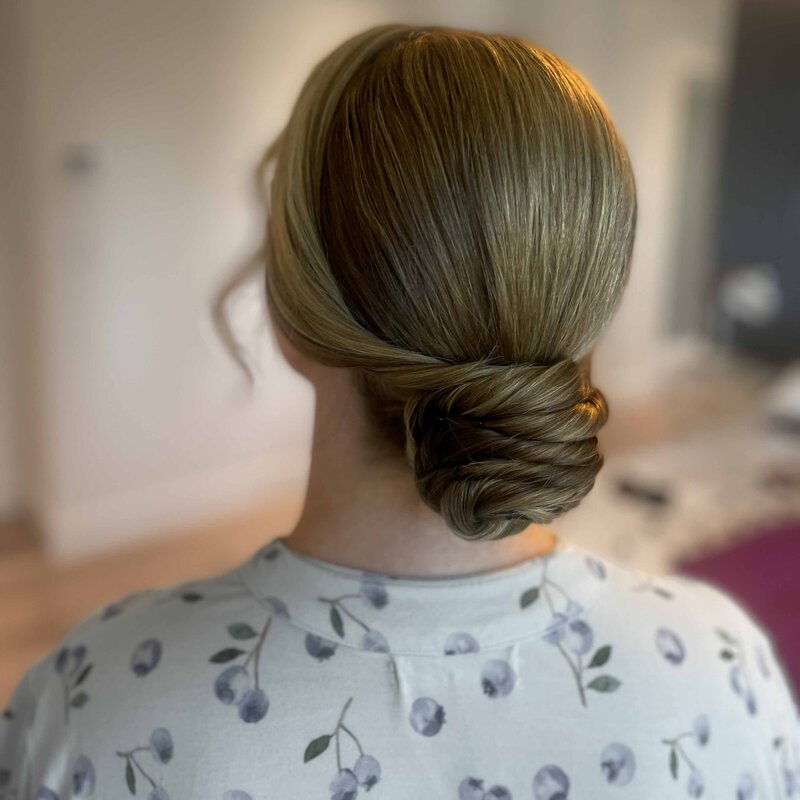 Vancouver bridal updo