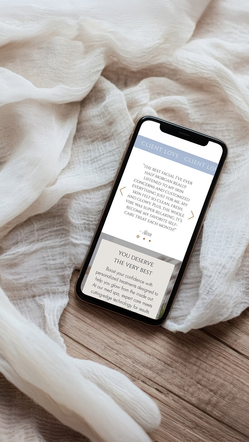 brand and web design for beauty business