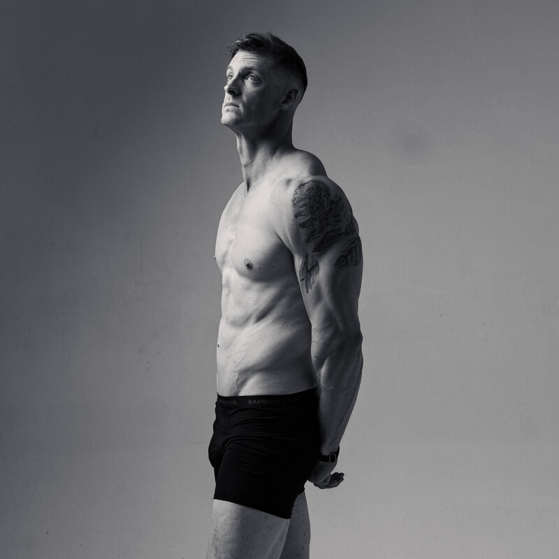 Houston Fitness Photographer BW Letter AB-19