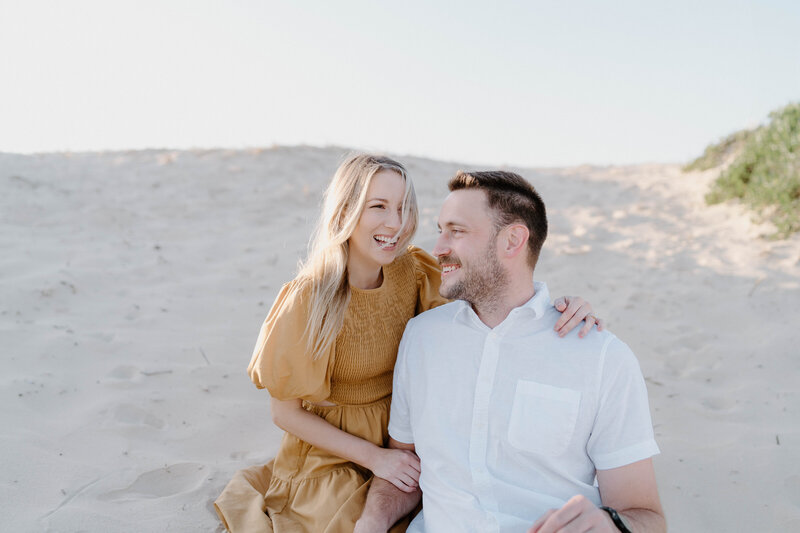Taylor and Matt - Redhead Beach Engagement Shoot - Sweet Valencia Photography-37