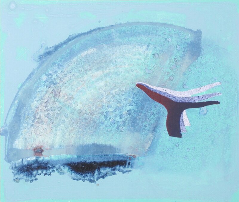 Submerge, 2001 Mixed media on paper 40 x 47 cm_11zon