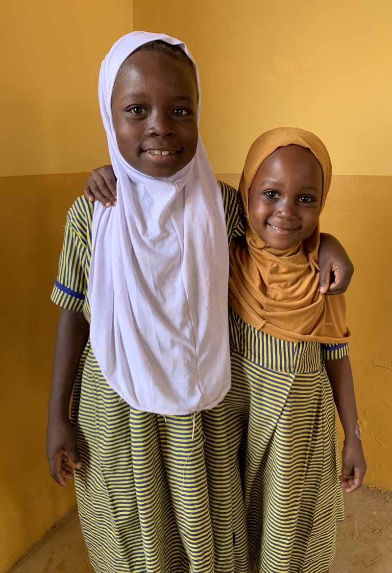 Two friends Tahama Community Learning Center Jan. 2025