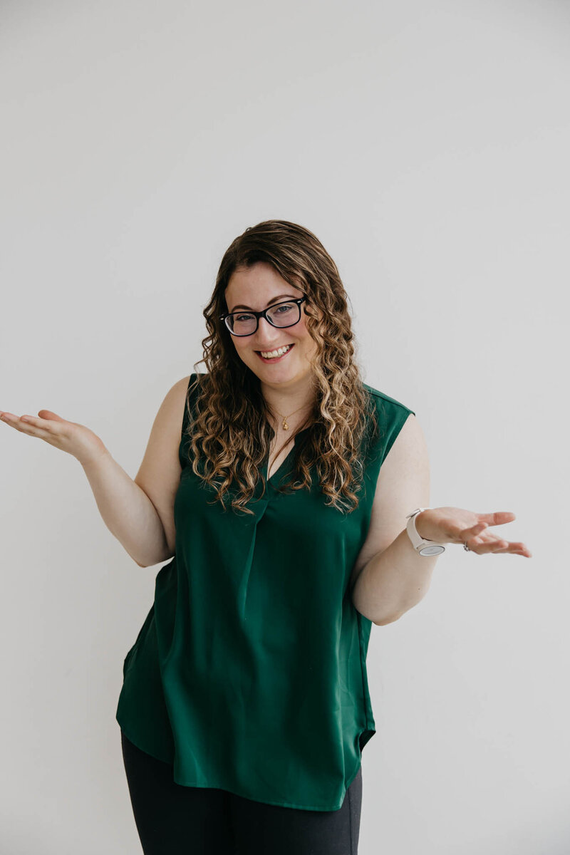 Katie owner of k.s.otter events photoshoot