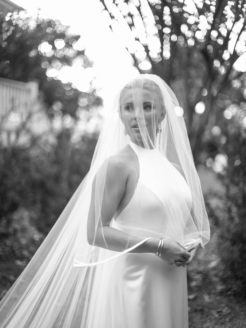 Bride IN BEAUFORT SC AT WEDDING