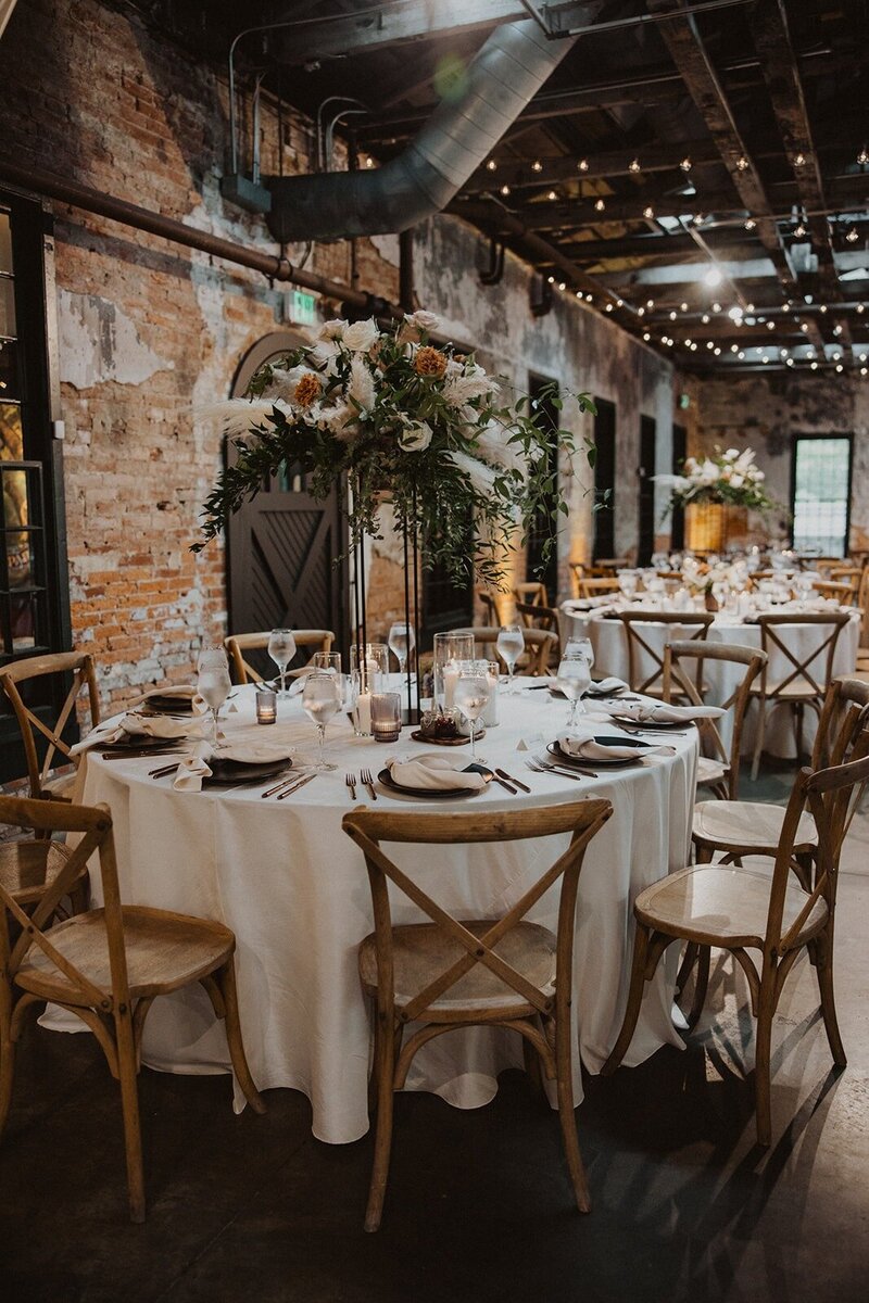 Wedding Reception at The My Washington Mill Dye House