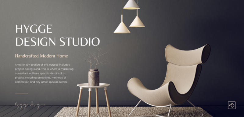 Dark Blue and Beige Experimental Art Deco PR Consultant Portfolio Website (1)
